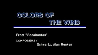 Colors of the wind  KARAOKE  Pocahontas [upl. by Snave]