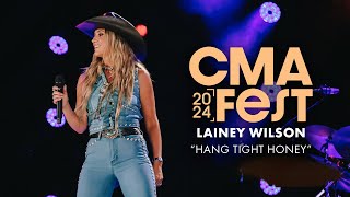 Lainey Wilson – “Hang Tight Honey”  CMA Fest 2024 [upl. by Atiruam]