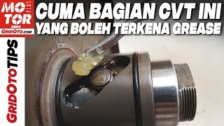 Tips Pemakaian Grease di CVT Motor Matic  How To  Gridoto Tips [upl. by Lev]