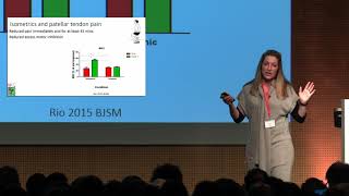 Ebonie Rio  Isometric exercise in tendinopathy [upl. by Lrem]