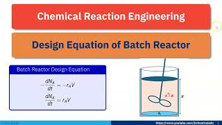 Design Equation of a Batch Reactor [upl. by Alleras427]