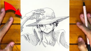 how to draw the luffy wano  one piece [upl. by Hueston]