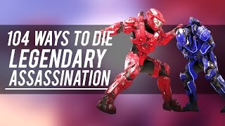 Halo 5 Assassinations  104 Ways To Die Legendary Assassination [upl. by Orag901]