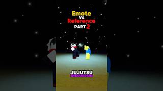 Emote Vs Reference Part 2jujutsushenanigans roblox foryou shenanigans jjk jjs anime toji [upl. by Ratib]