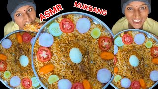 REAL EATING SHOW 19  SPICY CHICKEN BIRYANI EATING CHALLENGE  ASMR MUKBANG  SPICY FOOD EATING [upl. by Tommi]