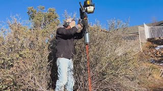 DIY TPost Fence Installation with Titan Post Driver PGD3875 [upl. by Bergquist]