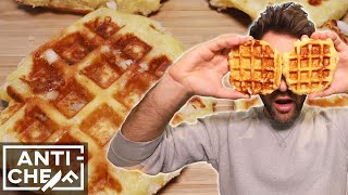 how to make PERFECT BELGIAN WAFFLES [upl. by Abas]