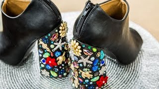 How To  Orly Shanis DIY Treasure Chest Heels  Hallmark Channel [upl. by Eirehc]