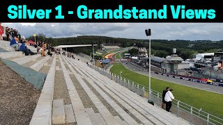 Silver 1 Grandstand Spa Francorchamps View  2023 Belgian Grand Prix [upl. by Noret769]