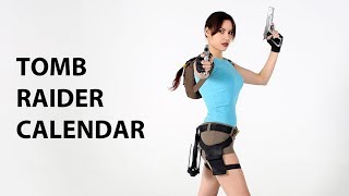 Tanya Croft Tomb Raider Calendar 2017 review [upl. by Irakab]