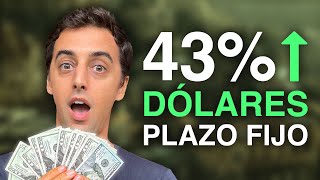 El plazo fijo que paga 43 anual en dólares 🤑 [upl. by Loutitia878]