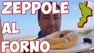 Maxi Zeppole di SGiuseppe al forno con Crema Pasticcera  Ricetta Bimby [upl. by Lokim]