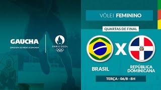 Vôlei Feminino  Jogos Olímpicos  Gaúcha em Paris  06082024 [upl. by Bram]