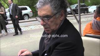 Elliott Gould  Signing Autographs at the 2014 Fox Upfront in NYC [upl. by Keldon]