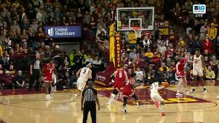 Close Game Final Three Minutes of Wisconsin at Minnesota  Big Ten Basketball  12324 [upl. by Enylorac357]