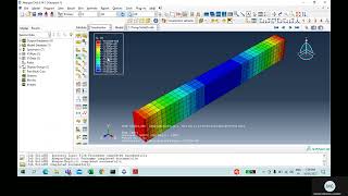 ABAQUS Modelling of Simply Supported Beam with Uniformly Distributed Load UDL [upl. by Booth]