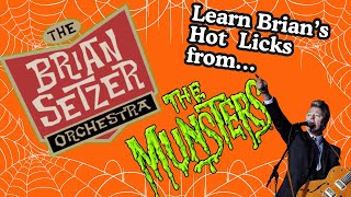 Brian Setzer Orchestra quotThe Munstersquot Guitar lesson gretsch briansetzer [upl. by Zaller]