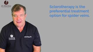 Sclerotherapy vs Laser Treatment for Spider Veins by Vein Expert Dr Mackay in Tampa FL [upl. by Mlehliw]