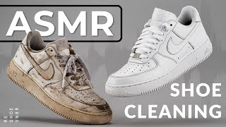 Shoe Cleaning ASMR  Nike Air Force 1 [upl. by Seluj404]