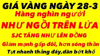 Giá vàng hôm nay ngày 2832024  giá vàng 9999 hôm nay  giá vàng 9999  bảng giá vàng sjc 9999 24k [upl. by Breanne]