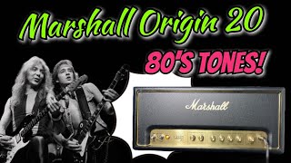 Marshall Origin 20 80s Tones [upl. by Nomael]