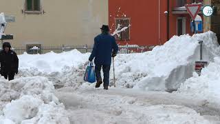 LAppennino Modenese è tornato a tingersi di bianco 80 cm di neve fresca a Serramazzoni [upl. by Solly]