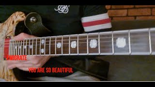 Emigrate  You Are So Beautiful  Guitar Cover ESP RZK [upl. by Sylas]