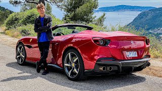 Ferrari Portofino M  The Perfect Convertible Ferrari  POV TEST DRIVE [upl. by Tenn]