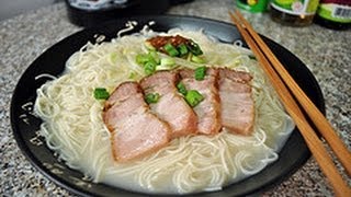 Recipe for Japanese Tonkotsu Ramen [upl. by Adnoryt]