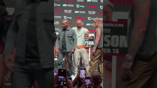 miketyson vs jakepaul after the boxing fight Source  Top MMA [upl. by Kedezihclem]