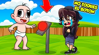 ¡NO TOQUES EL BOTON BEBE NOOB 😱🔴 BEBE NOOB Y BEBE NOOBSI NO TOQUES EL BOTON EN ROBLOX [upl. by Carlisle]