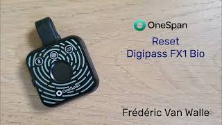 Reset your OneSpan Digipass FX1 BIO  English [upl. by Athalie]