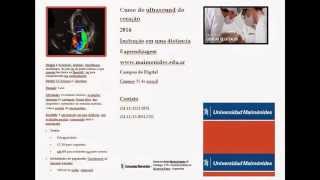 CURSO A DISTANCIA DE ECOCARDIOGRAFIA [upl. by Aharon]