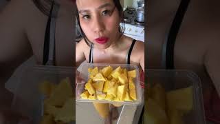 Cutting a fresh pineapple for my healthy lunch today [upl. by Acnaib]