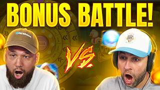 Doing a HUGE BONUS BUY BATTLE vs SAMJUNIORTV amp getting UNEXPECTED WINS Bonus Buys [upl. by Hole]