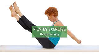 Pilates Exercise Boomerang  Pilates Anytime [upl. by Milburn]