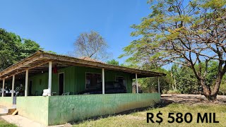 INDISPONÍVEL  CHÁCARA GRANDE 2 CASAS 2 ESTUFAS FRUTAS E NASCENTE R 580 MILCÓDIGO2281 [upl. by Grew840]