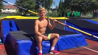 Sondre pole vault challenge [upl. by Yngad]