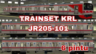 SHARE ADDONS TRAINSET KRL JR 205101  Trainz Simulator Android PEMBAJAK ADDONSRTRANS [upl. by Fortunio]