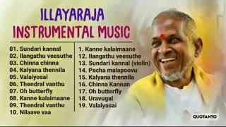 Ilayaraja Instrumental Music amp BGMs ilayaraja instrumental music collection Flute Violin veenai [upl. by Annaehs921]