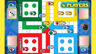 Ludo Game in 4 Players  Ludo King 4 Players  Ludo King  Ludo Gameplay  418 [upl. by Pelaga]