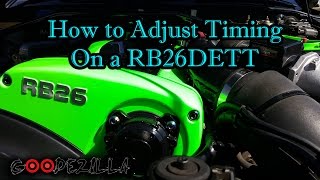 How To Set The Base Timing On a RB26  R32 Skyline GTR [upl. by Ettenowtna]