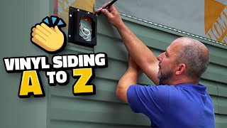 How to Install Vinyl Siding from A to Z [upl. by Ireg]