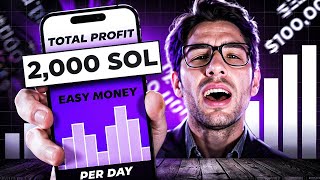 How I turned 50 SOL into 2000 SOL in a week  Solana Crypto Arbitrage Strategy  Solana Trading [upl. by Eudosia]