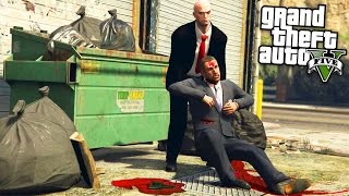 Das ATTENTAT auf den PRÄSIDENT   GTA 5 HITMAN MOD [upl. by Burnight424]