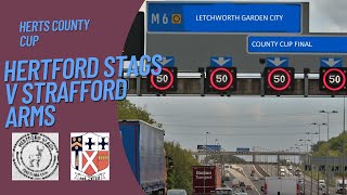 ALL ROADS LEAD TO LETCHWORTH  HERTFORD STAGS V STRAFFORD ARMS FC  HERTS COUNTY CUP [upl. by Ainattirb37]