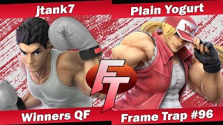 Frame Trap 96 jtank7 Little Mac vs Plain Yogurt Terry WQF [upl. by Okimuk804]