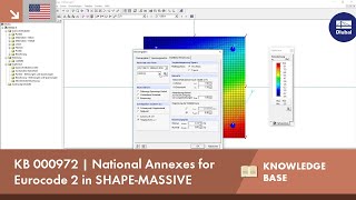 KB 000972  National Annexes for Eurocode 2 in SHAPEMASSIVE [upl. by Ehr]