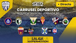 ⚽️ SEGUNDA DIVISIÓN EN DIRECTO LaLigaHypermotion 2324  Jornada 40 [upl. by Lorant983]