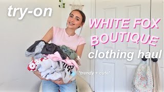 winter clothing haul  outfit inspo ft white fox boutique [upl. by Ydroj]